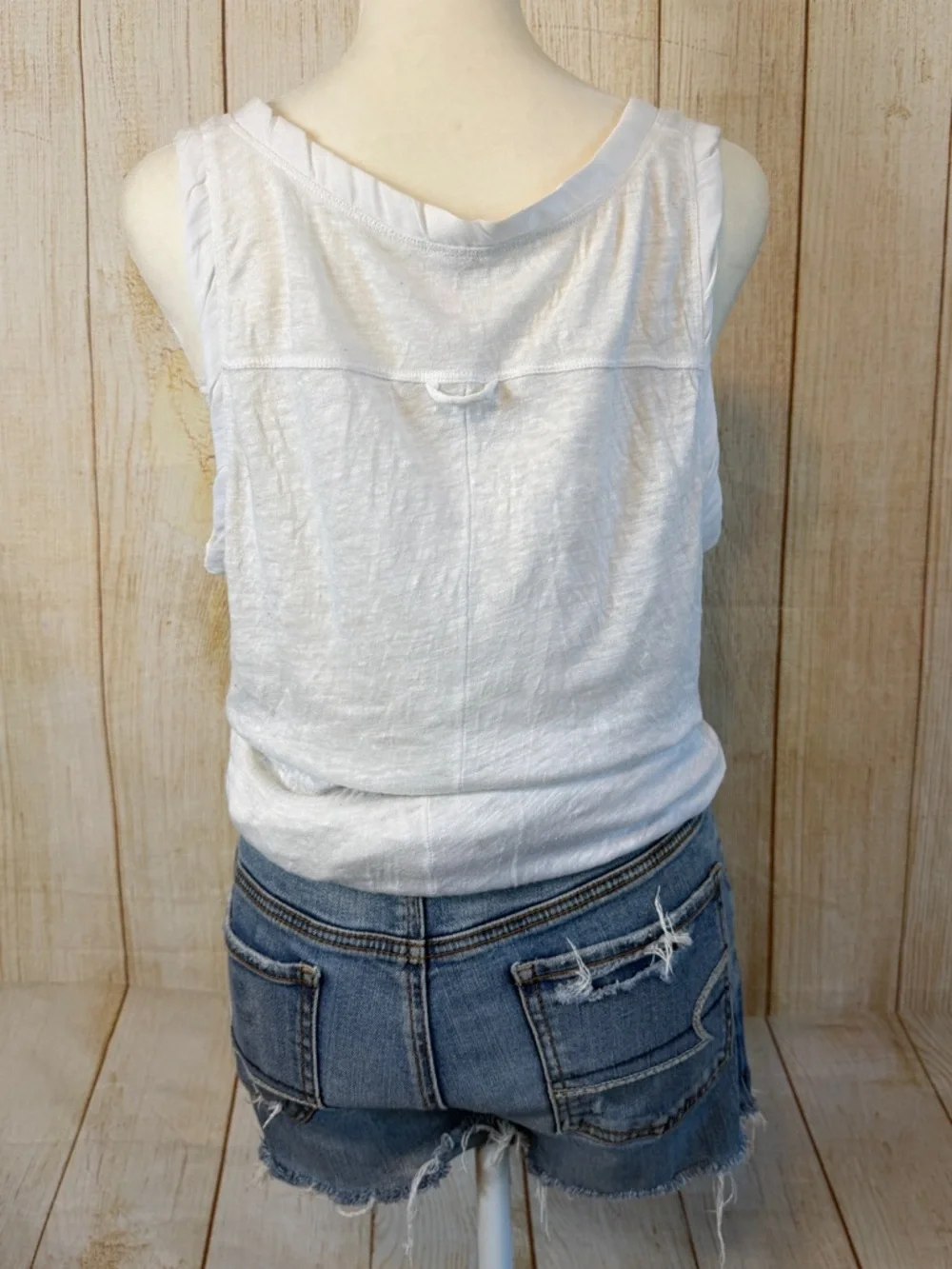 Free People Linen Traveler Tank top -small